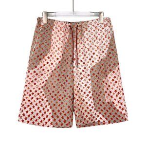 GM0191 Louis Vuitton Pink logo Pastry Five-pointed Star Full Print Drawstring Ca